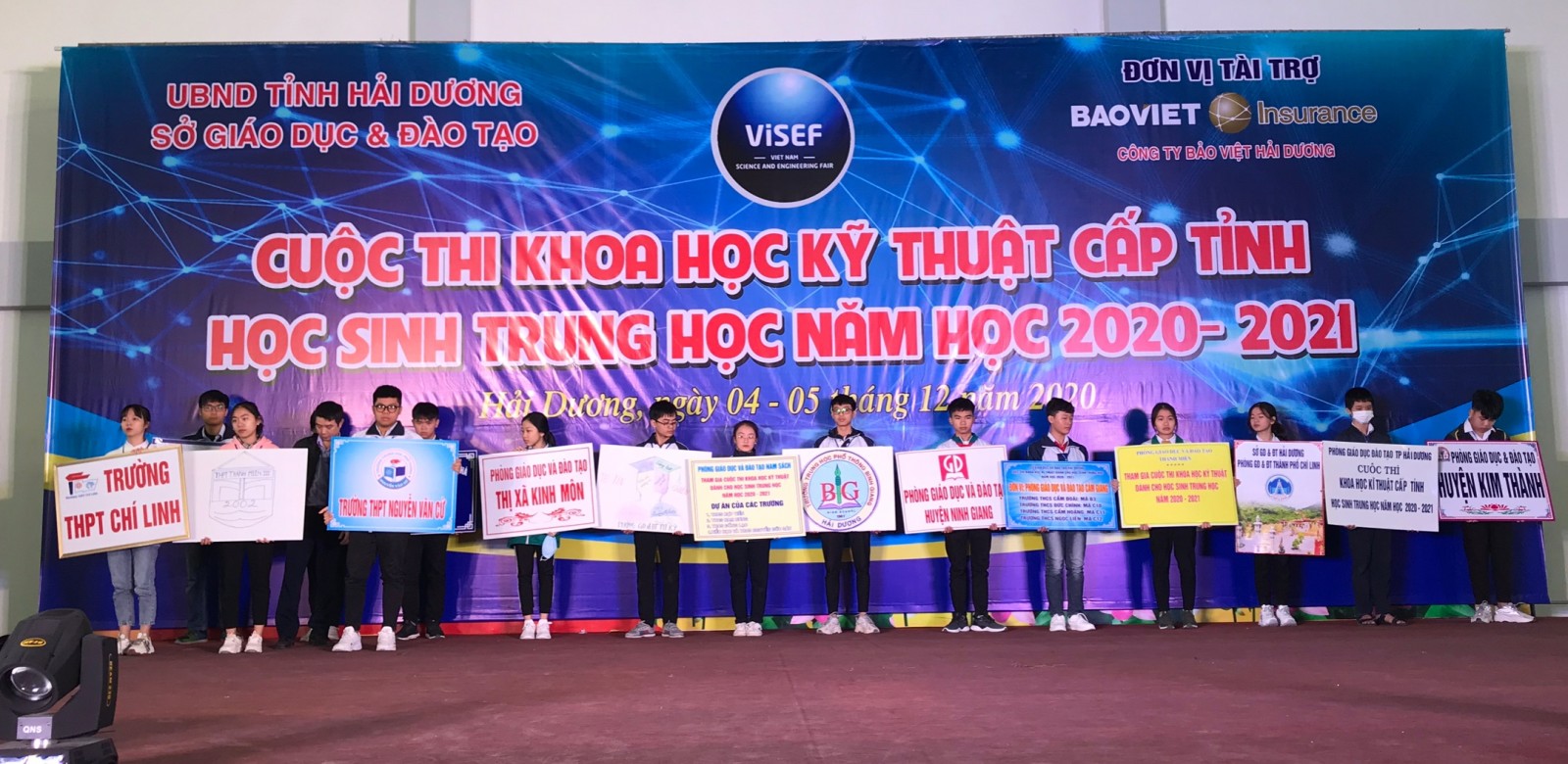 Tổng kết cuộc thi khoa học kỹ thuật cấp tỉnh dành cho học sinh trung học năm học 2020 – 2021